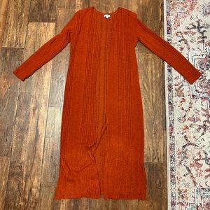 Burnt Orange Cardigan